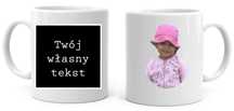 KUBEK z nadrukiem zdjęciem logo + kartonik