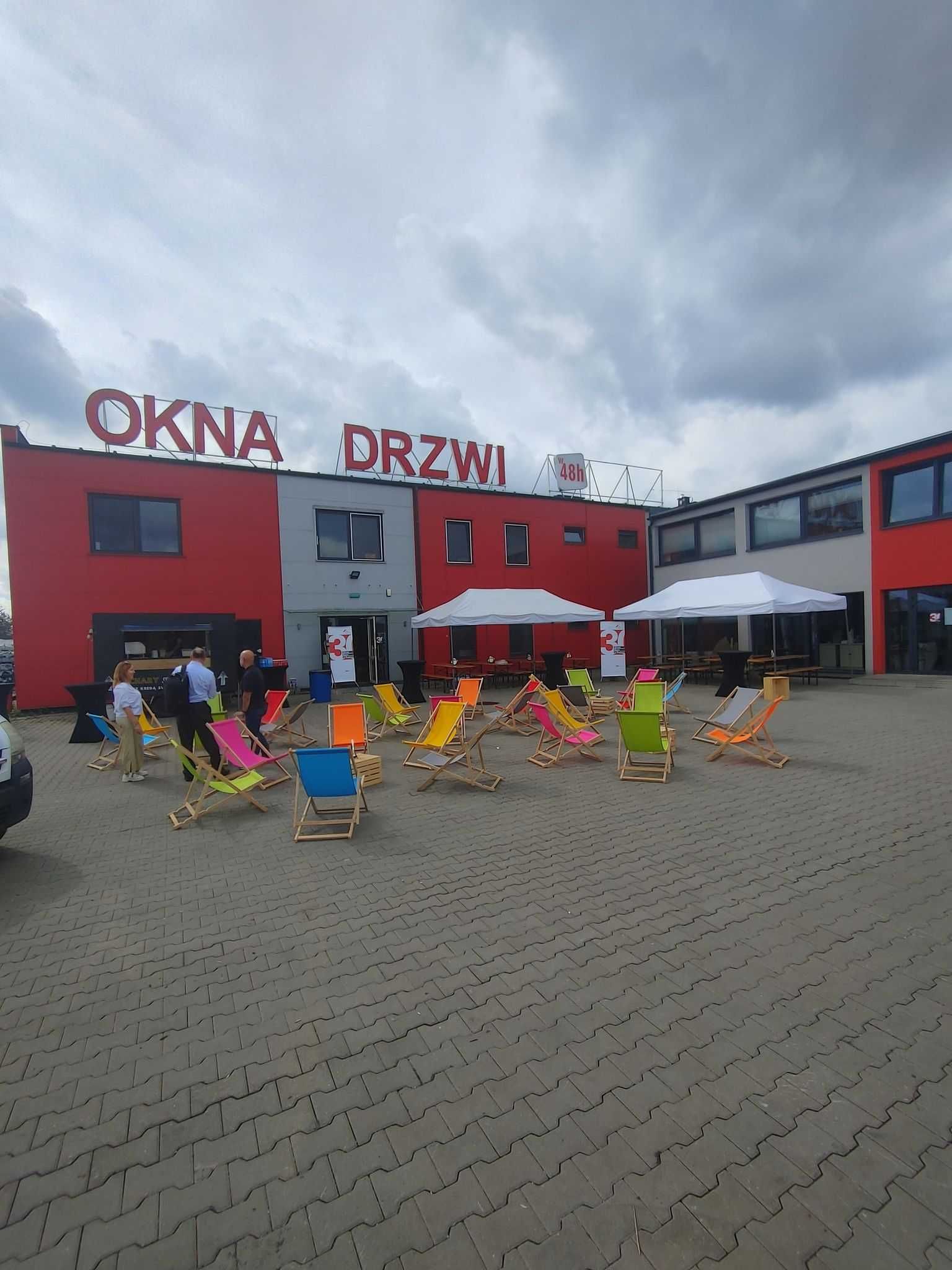 Wynajem leżaków leżak na event imprezę piknik 7 kolorów ponad 100szt.