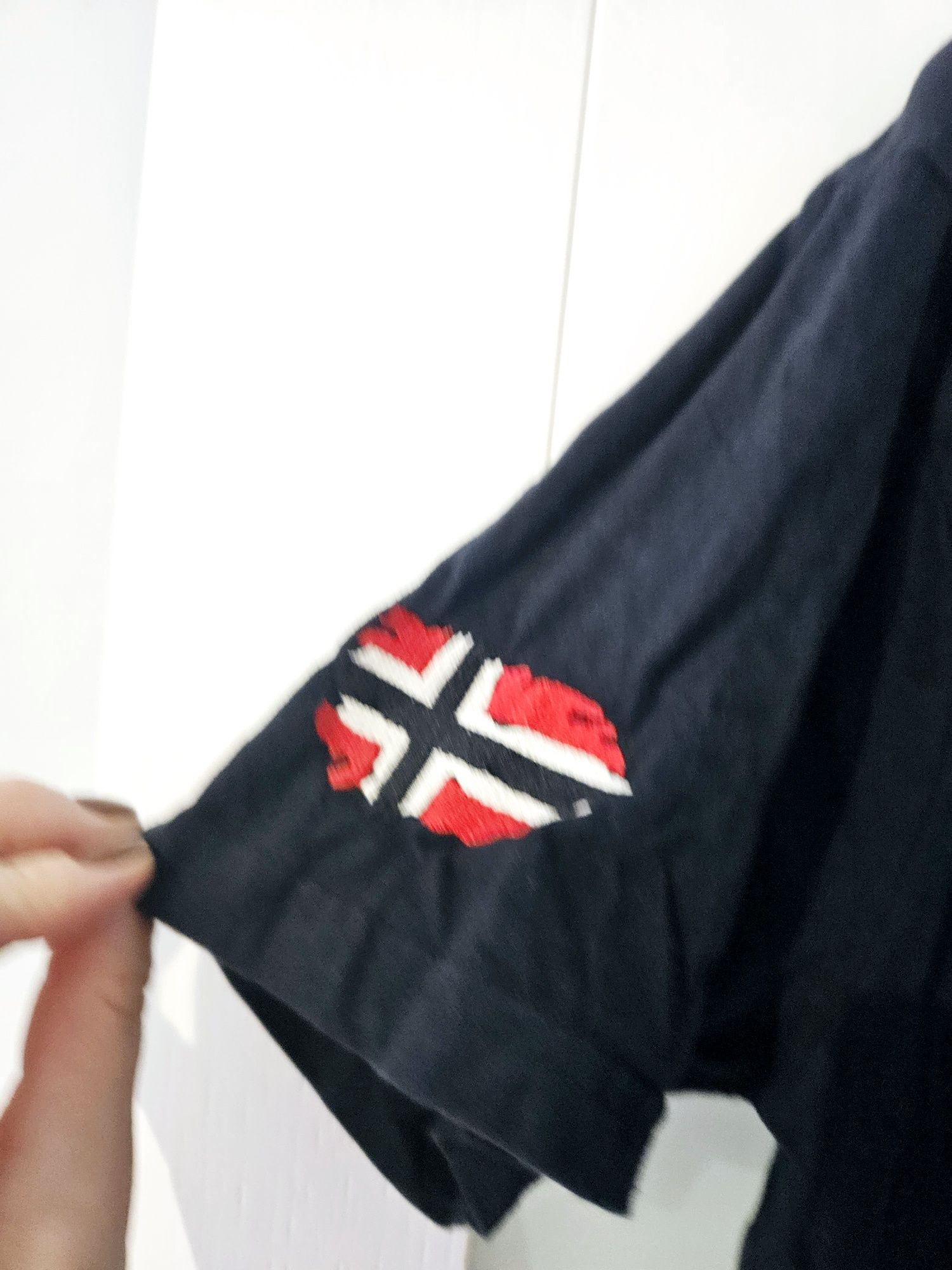 Granatowa koszulka Geographical Norway m 38