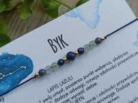 Byk bransoletka na szczęście, kamienie amulet