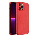 Etui Silicone Mag Cover do iPhone 13 Pro Max MagSafe Red