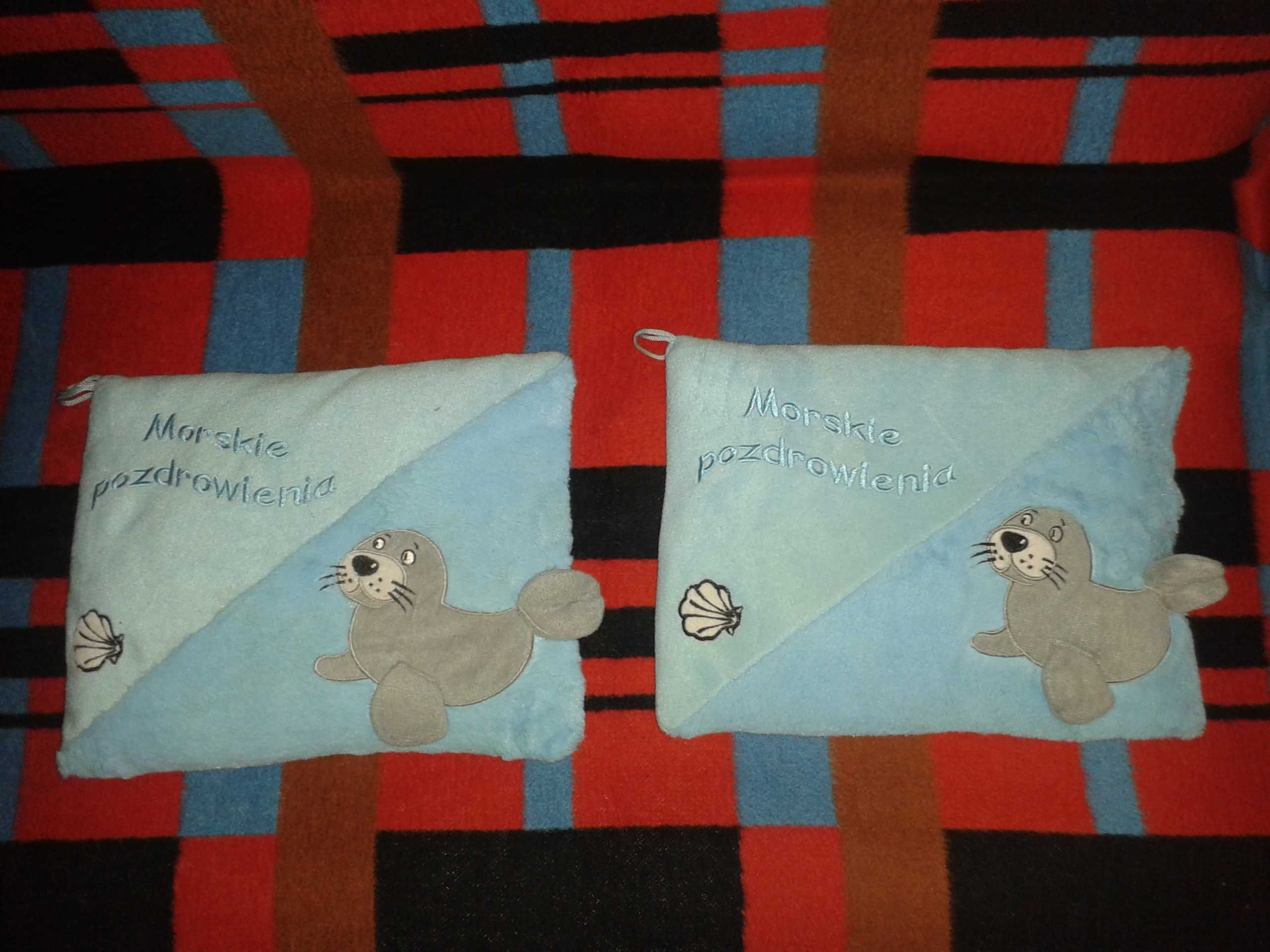 BLIŹNIAKI nowe 2 poduszki dla bliźniaków, prezenty znad morza DŹWIĘK