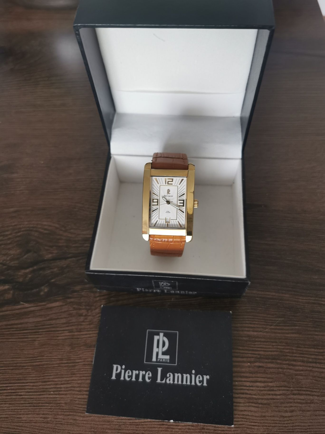 Elegancki zegarek męski Pierre Lannier pozłacany. Certina Casio Tissot