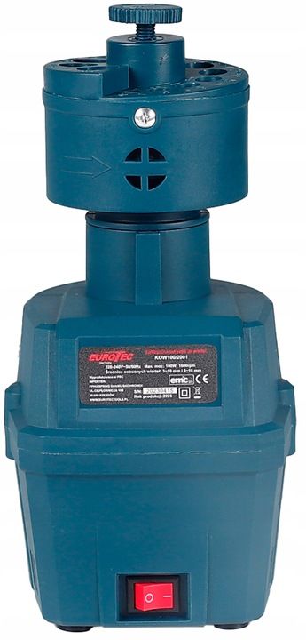 Ostrzałka Do Wierteł 3-16 Mm Adapter +2x Głowica Adapter Mocna