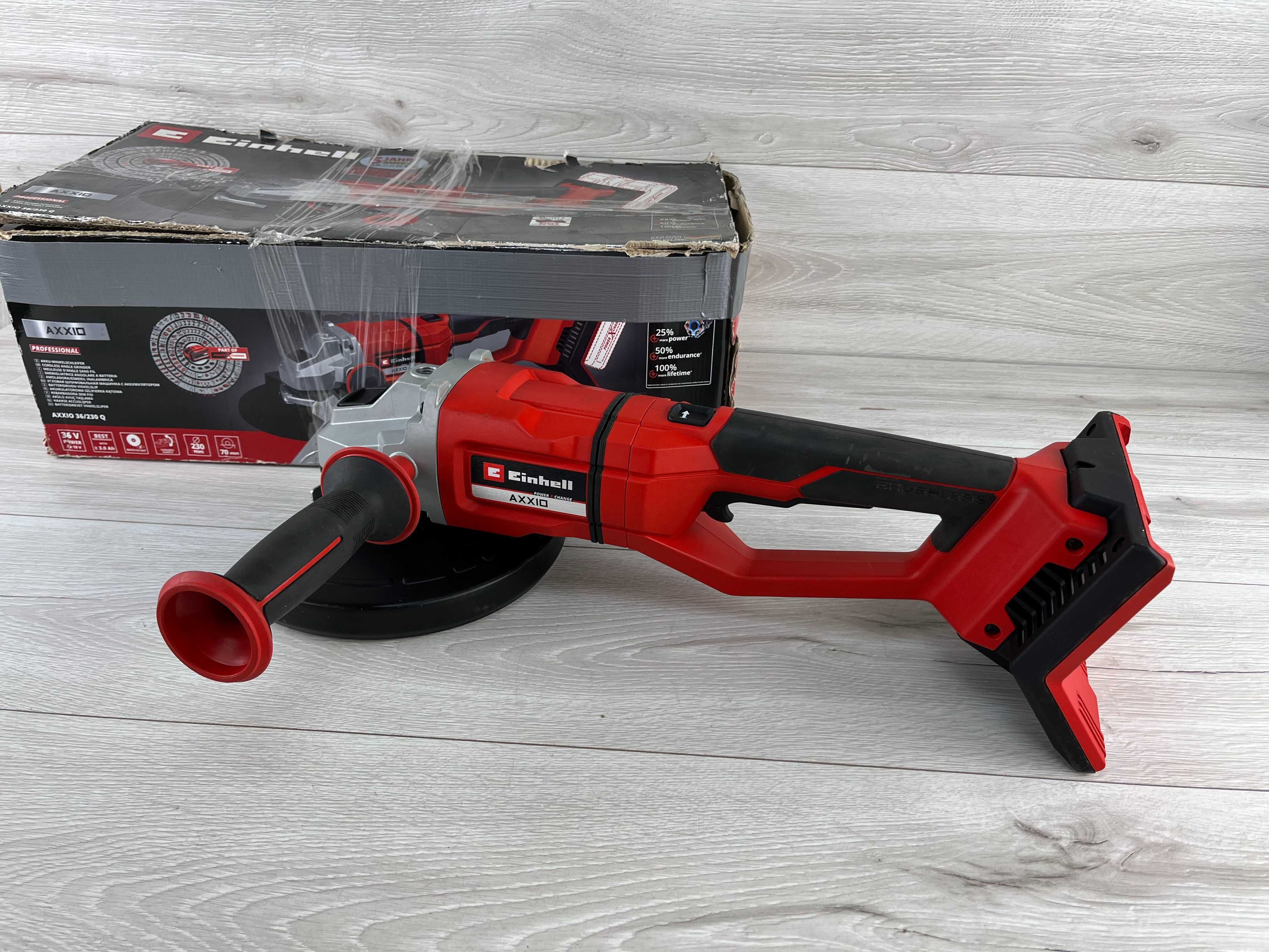 Угловая шлифмашина (болгарка) Einhell AXXIO 18/125 Q без аку і зарядки