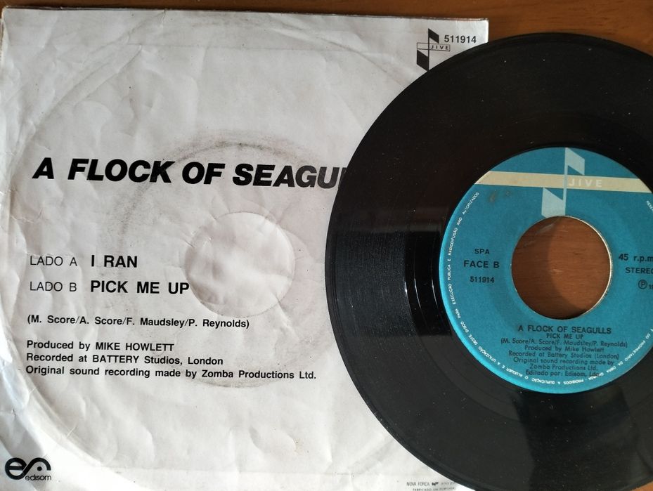Disco de vinil single A Flock of Seagulls'