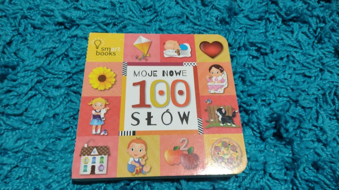 Moje nowe 100 słów książka dla dzieci smarts books tanio