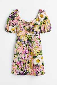 Платье летнее H&M в цветочек короткое сарафан