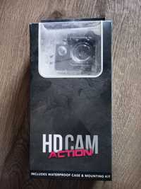 Kamera HD 1080p HD CAM ACTION. Z wodoodpornym etui.