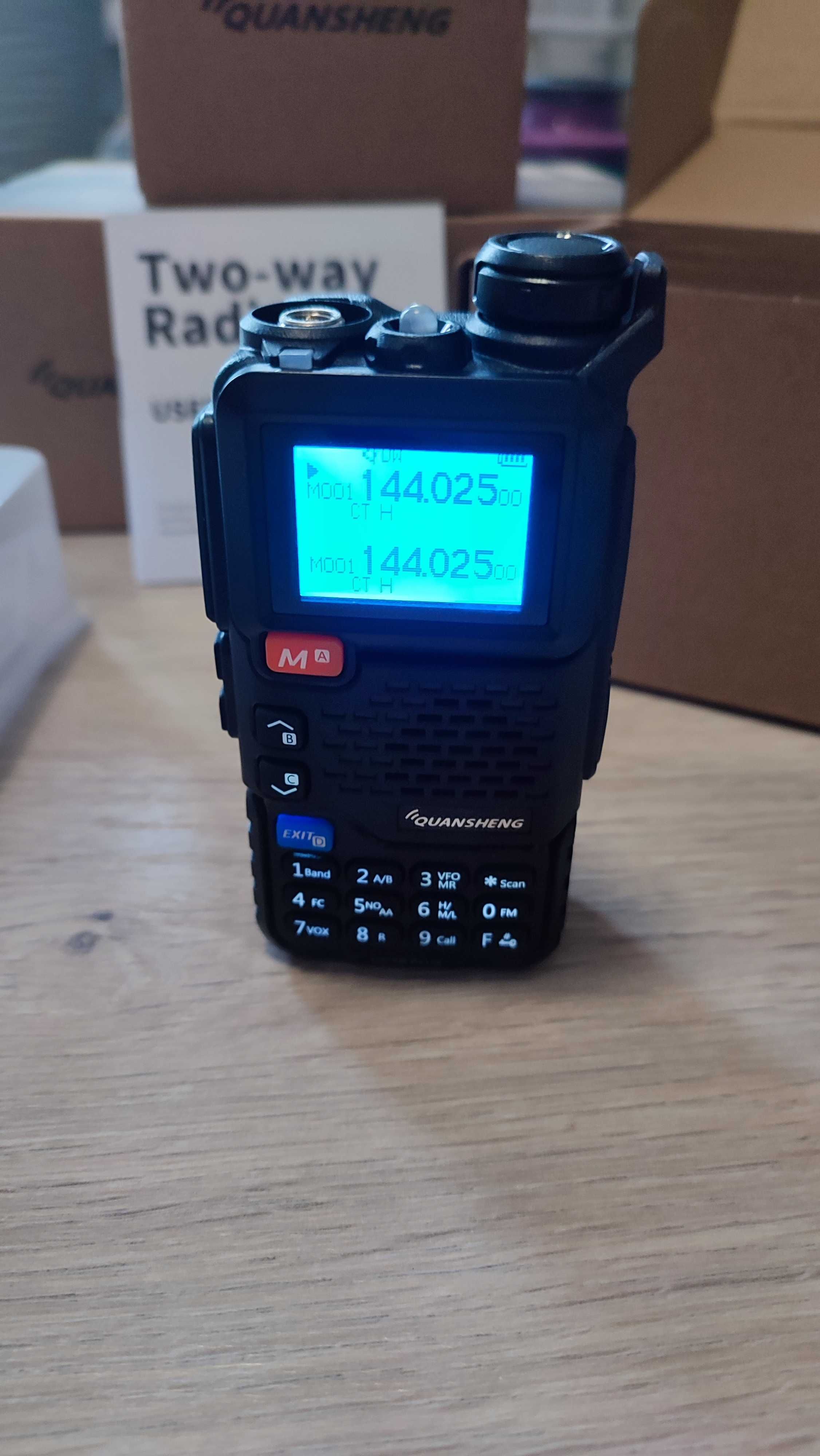 QUANSHENG UV-5R lepszy Baofeng policja PSP krótkofalówka radio służby