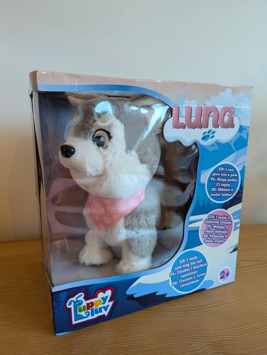 Pluszak Interaktywny piesek husky Luna Puppy Luv