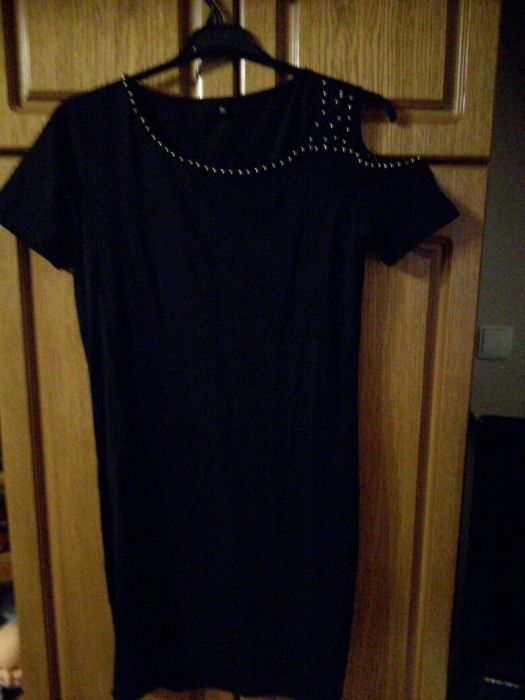 Piękna czarna NOWA sukienka,Super na święta,sylwestra,karnawal,wesele.