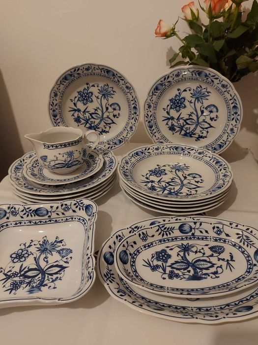 Порцеляна, Синя цибуля , Синий лук, від Wellco, Tirschenreuth,Німеч