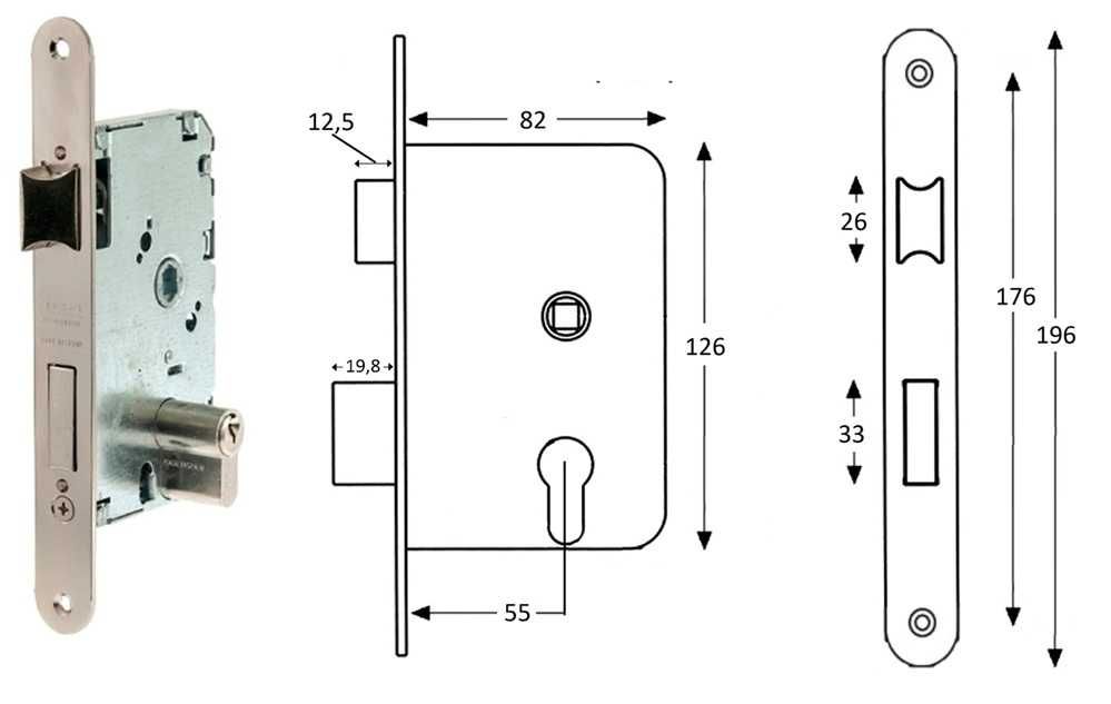Tesa Assa Abloy Fechadura para portas (243)