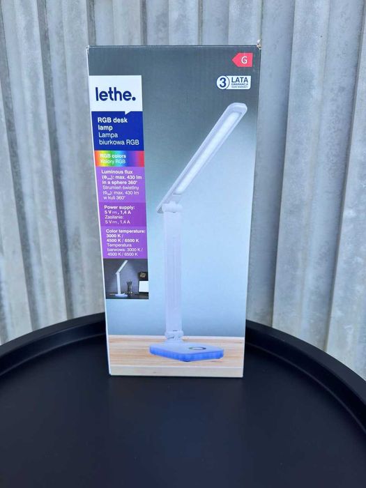 Lampka biurkowa na biurko szkoła nocna LED Lethe