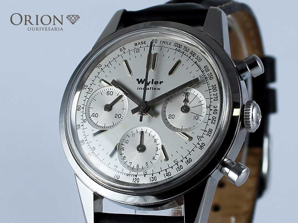 Wyler Incaflex Valjoux 72 Vintage Chronograph