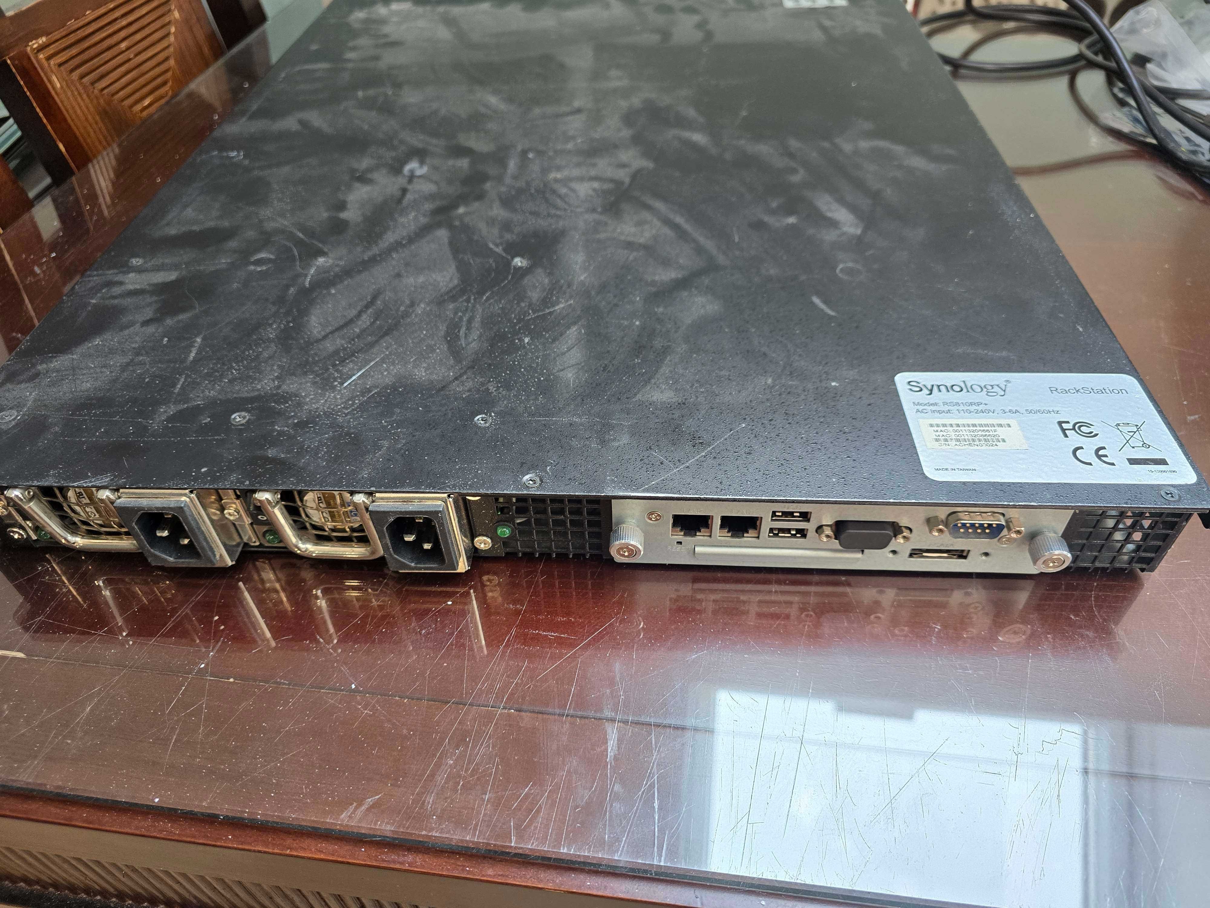 Synology RS810RP+ Rack NAS RAID 2xUSB, 2xGigabit LAN