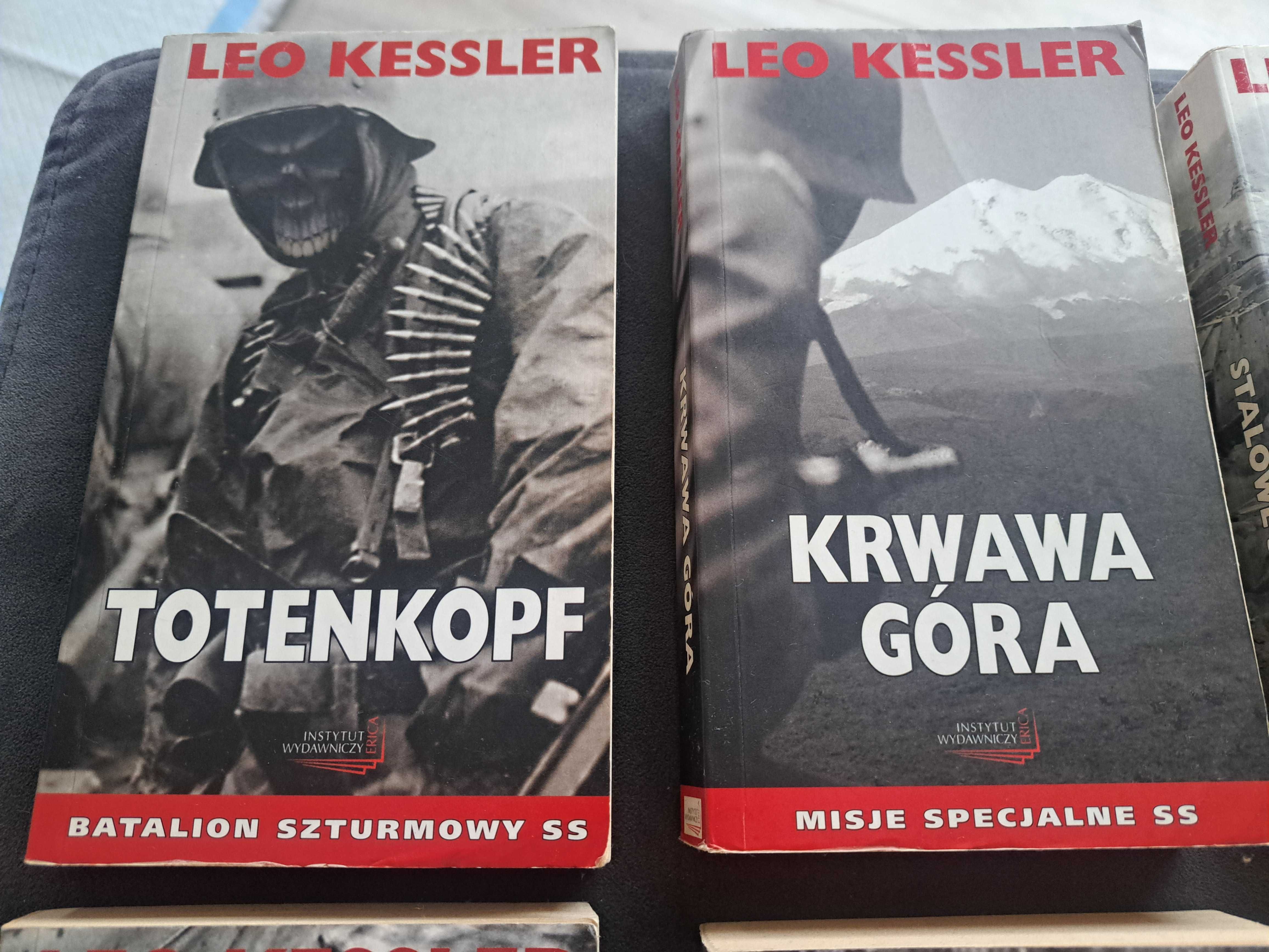 Książki wojenne Leo Kessler 8 sztuk