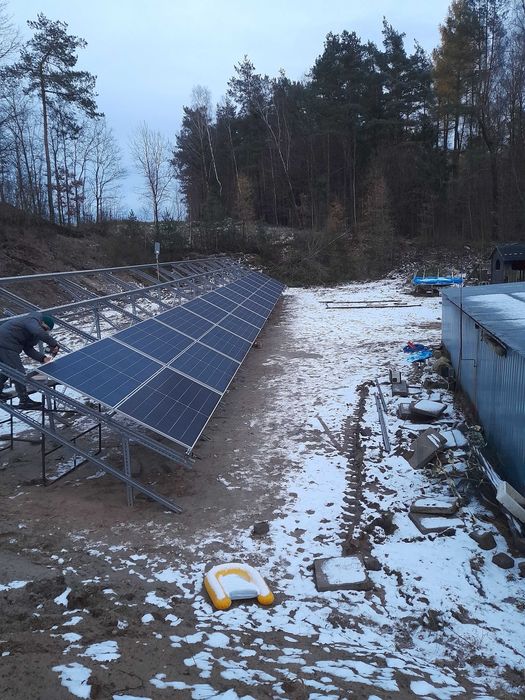 Instalacja fotowoltaiczna Grunt  10kwp\10 kwh GoodWe 10kW, Asymetria