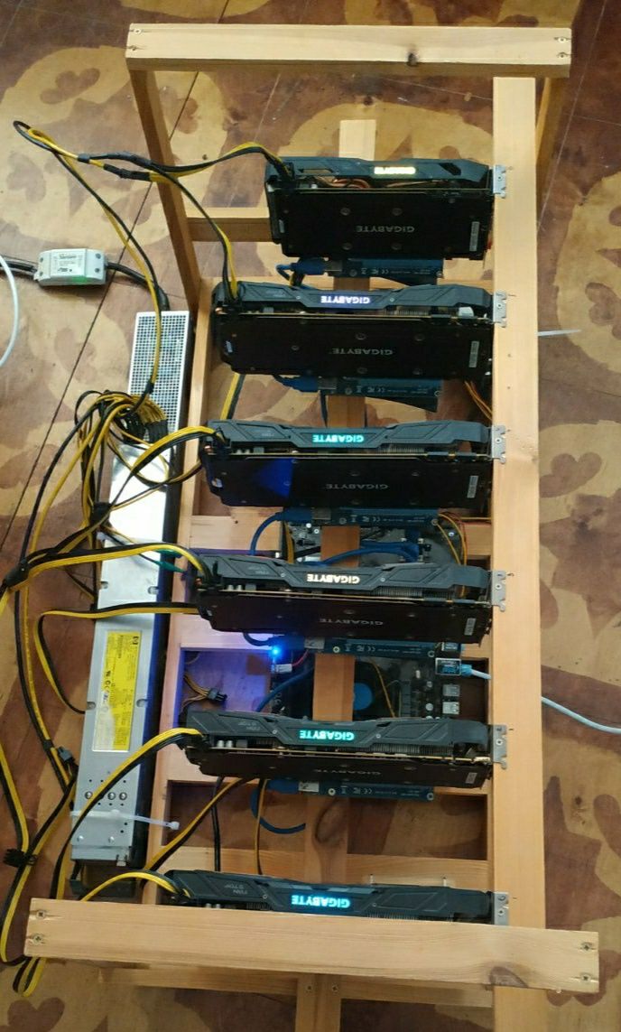 Майнинг ферма Gtx 1070
