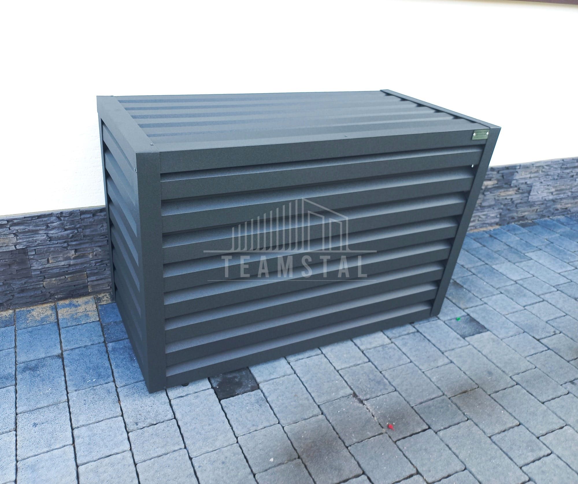 Osłona klimatyzatora - pompy ciepła 100x40x90 cm antracyt TS559
