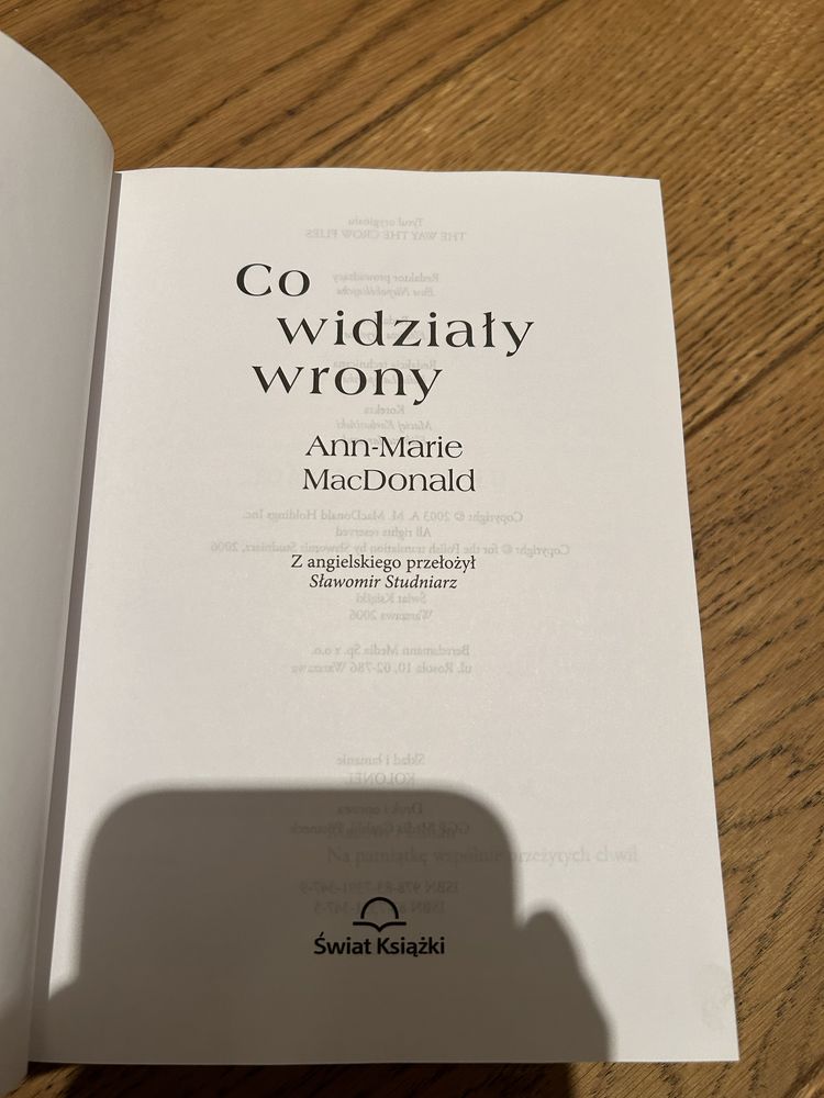 Co widzialy wrony Anna McDonald