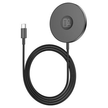 Ładowarka indukcyjna BQ18 Energy magnetyczna 3 w 1 15W biała - czarna