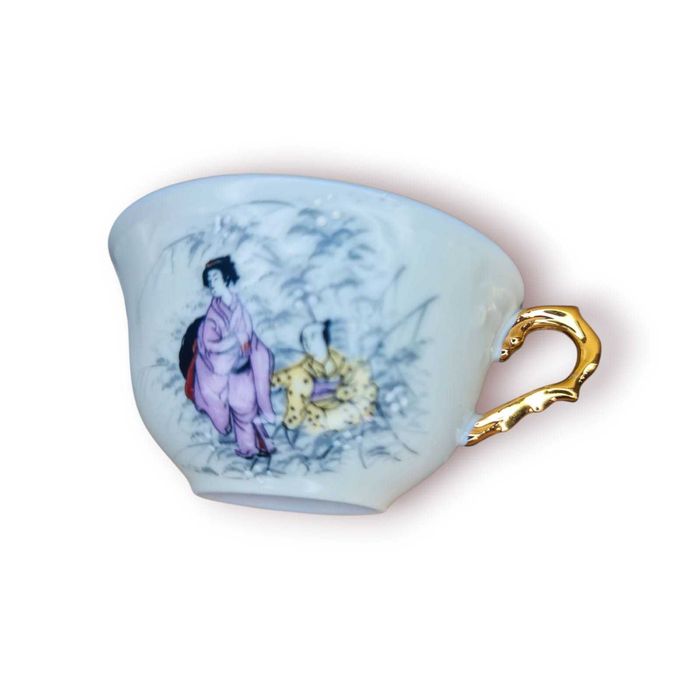 Chávena Vista Alegre Portugal – Porcelana pintada à mão