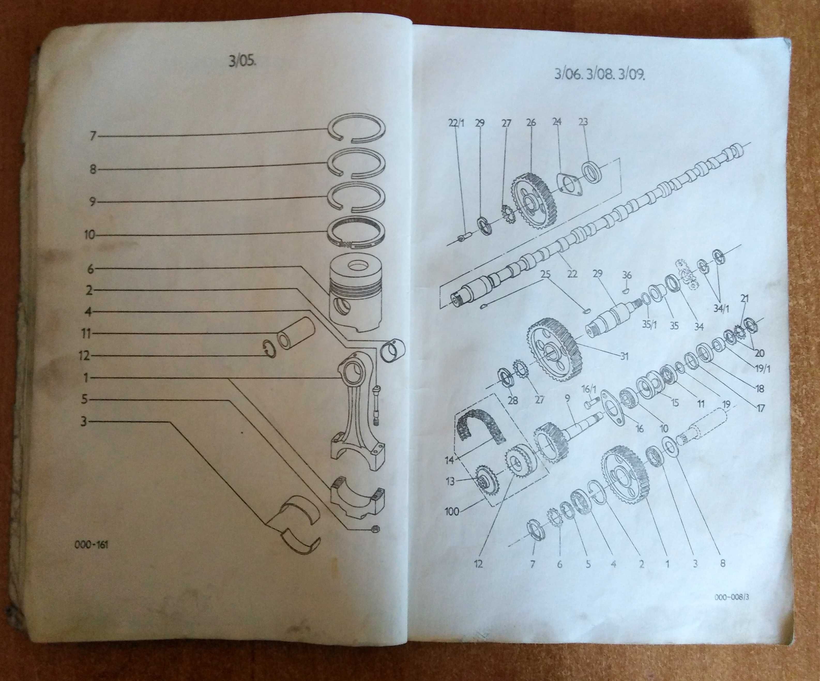 Katalog części zamiennych LIAZ 110.073 – rok 1986.