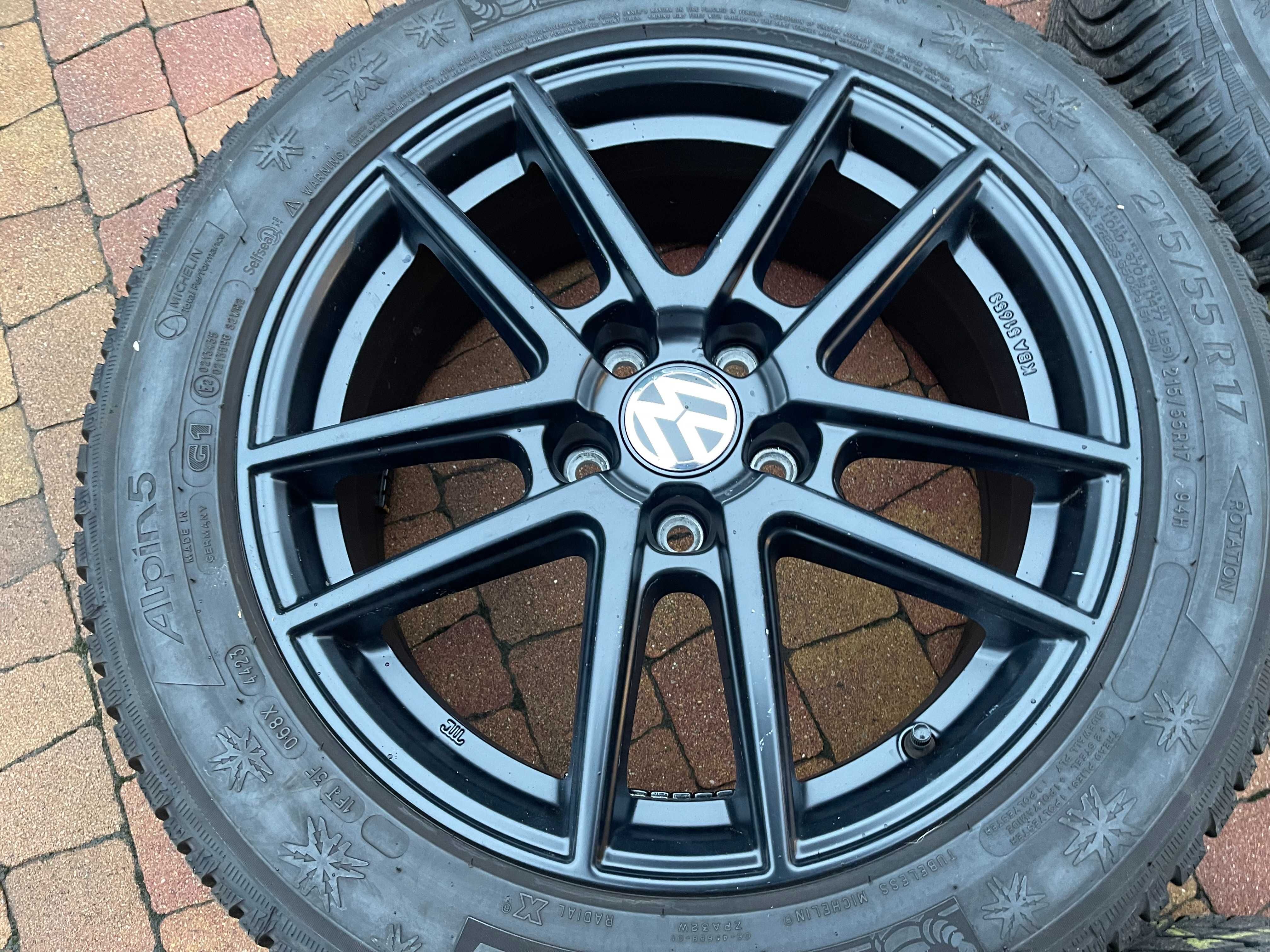 3657. Koła letnie Superb III Passat B9 5x112 215/55/17 2024r 8mm