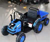 Трактор с прицепом детский электромобиль с пультом управления