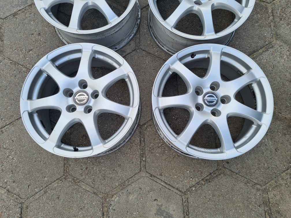 Alufelgi 17" 5x114.3 Nissan Qashqai Juke Leaf X-trail Primera Hyundai