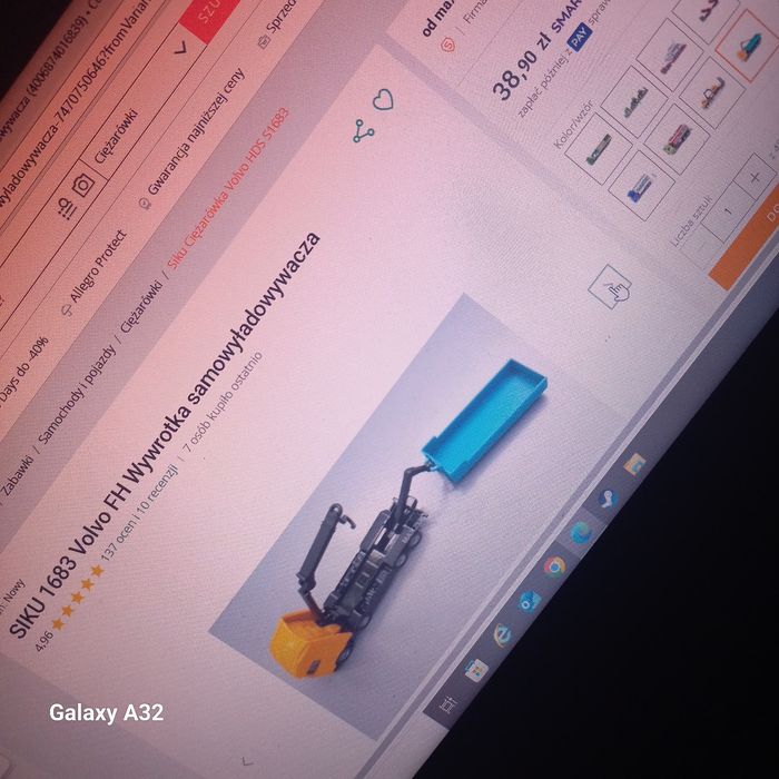 Siku Ciężarówka volvo z kontenerem