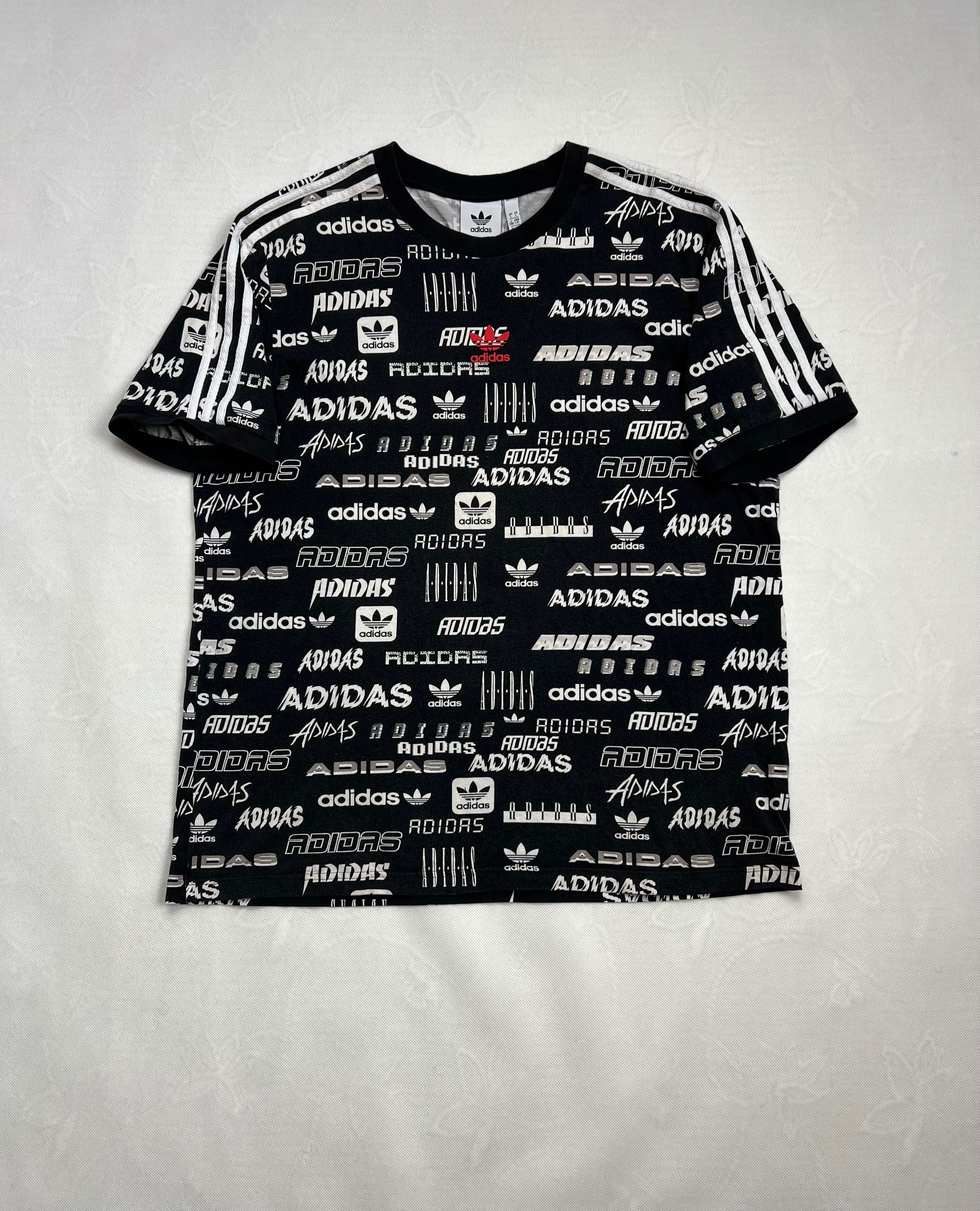 Koszulka Adidas full print multi logo