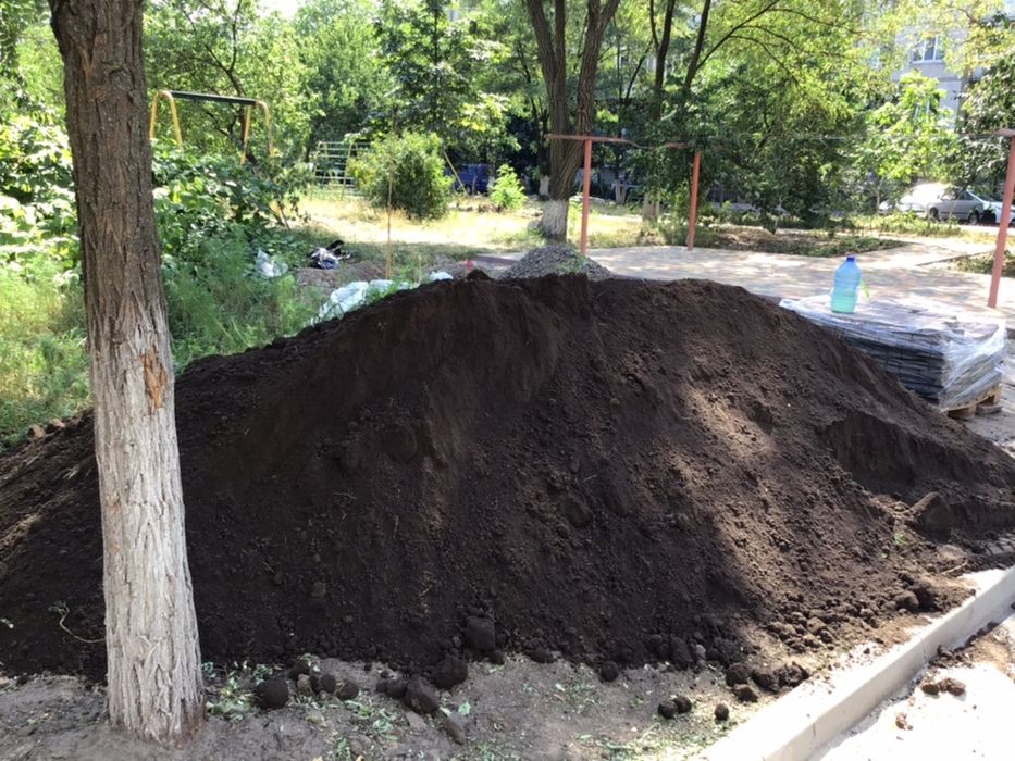 Чернозем плодородный, торф