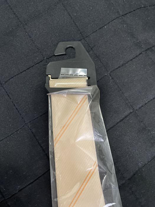 Krawat meski kremowy