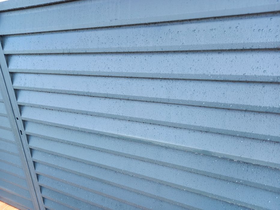 Okazja brama żaluzyjna uchylna 4 m