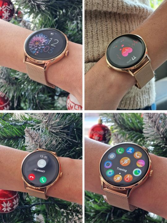 Smartwatch Zegarek Damski Menu Polskie Sport Puls Rozmowy Smart Watch