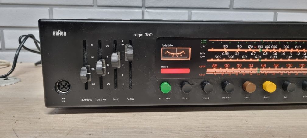 Amplituner BRAUN Regie 350. Hi-fi stereo. Vintage