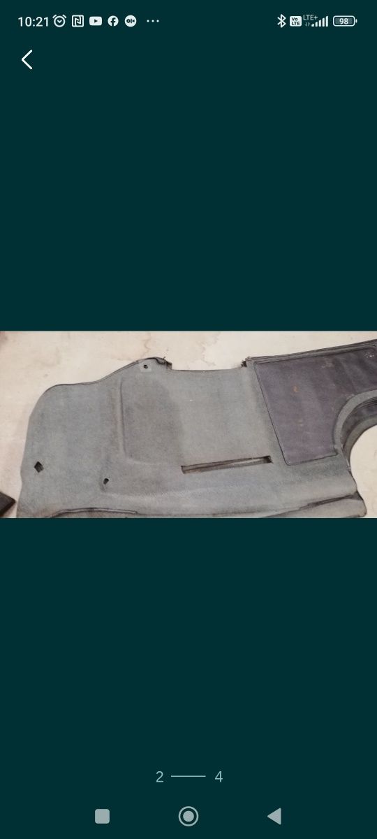 Fiat 126p wykładzina prawa pasażera do wersji FL i ST stan dobry