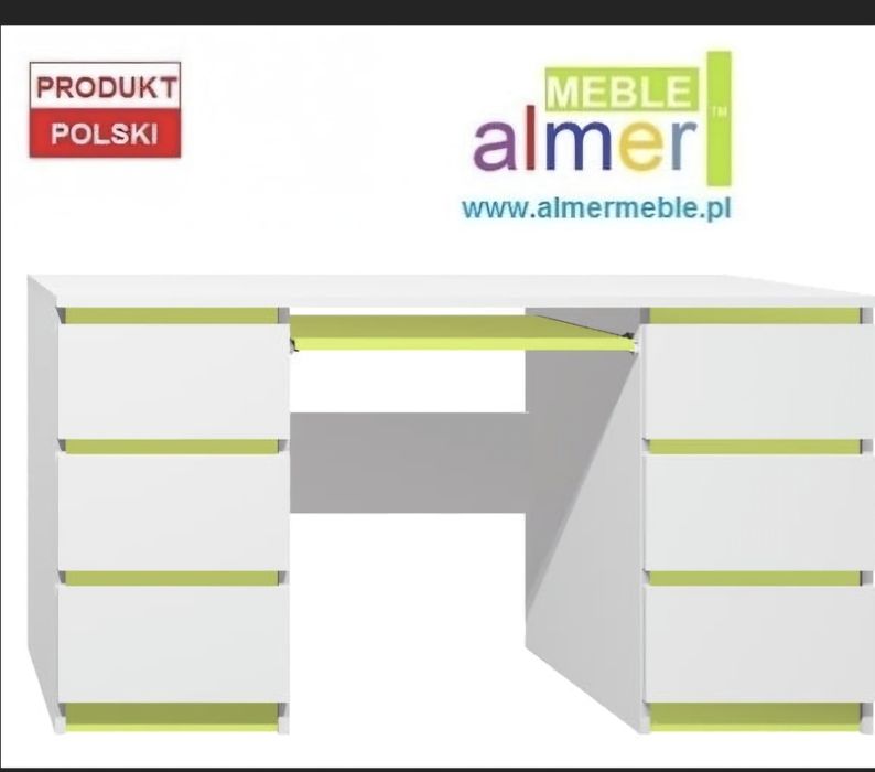 Biurko CITY C6 białe