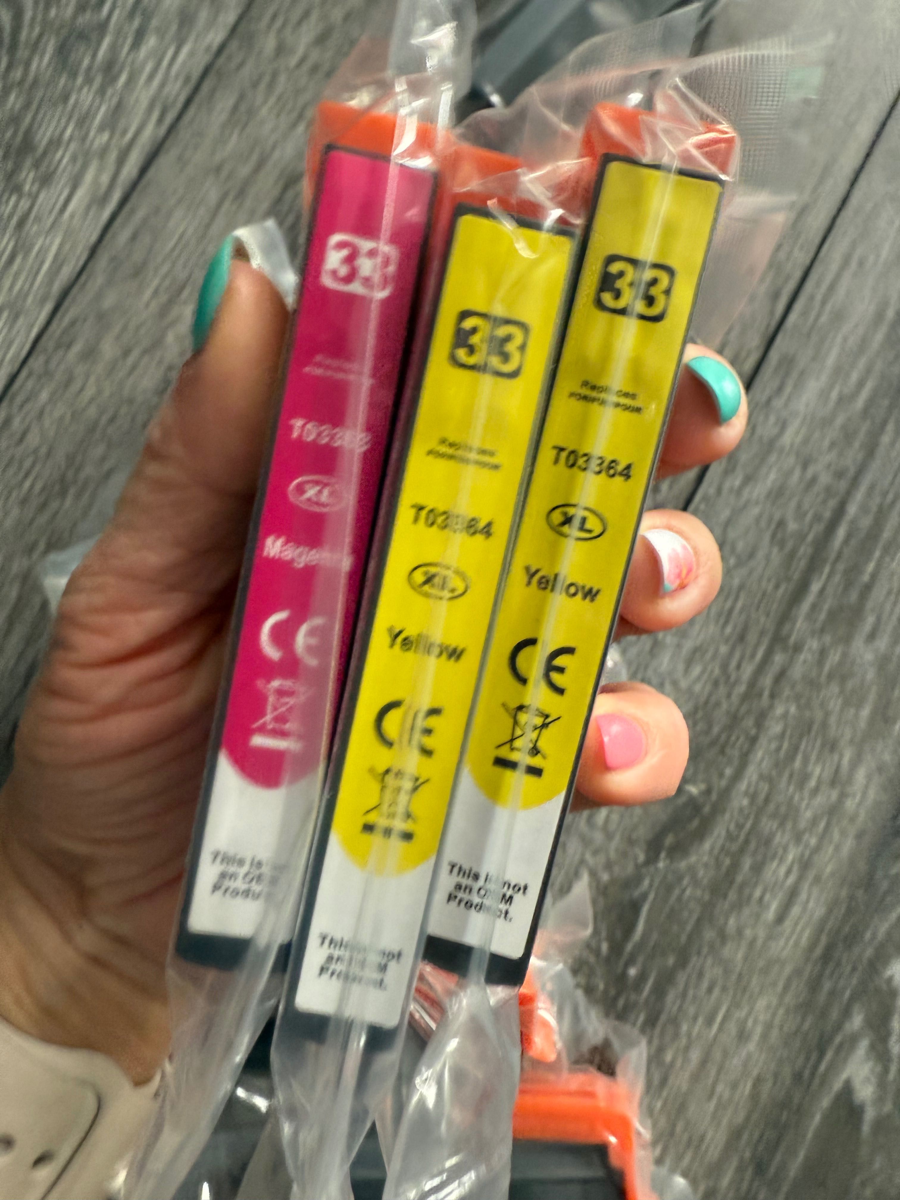 Tusze Epson 11 sztuk czarny różowy żółty photo 33