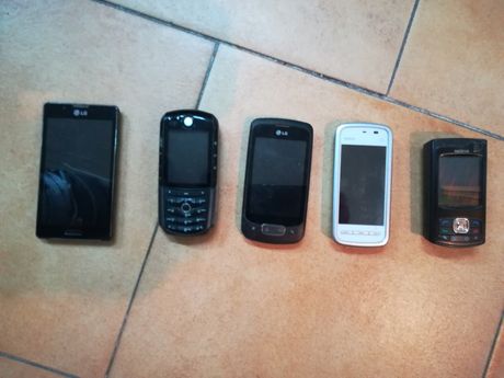 Telemóveis Lg, Motorola, Alcatel e Nokia