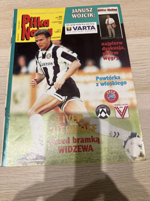 Tygodnik piłka nożna z 1997 roku nr 36