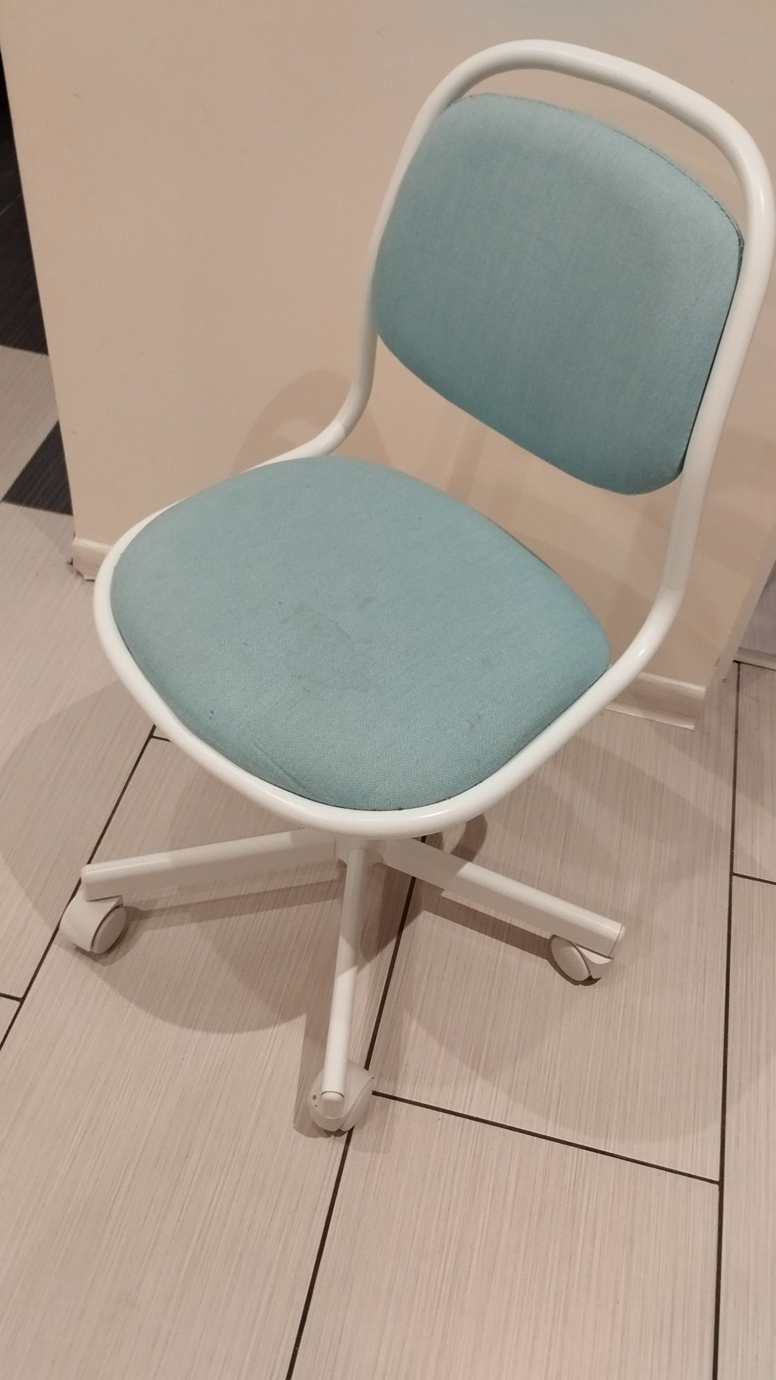 Krzesło dla dzieci turkusowe Ikea ÖRFJÄLL