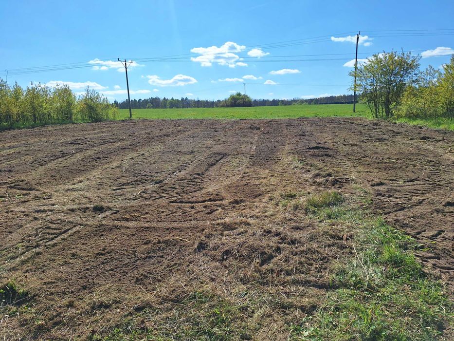 Usługi mulczerem powierzchniowym, czyszczenie działek pod inwestycje.