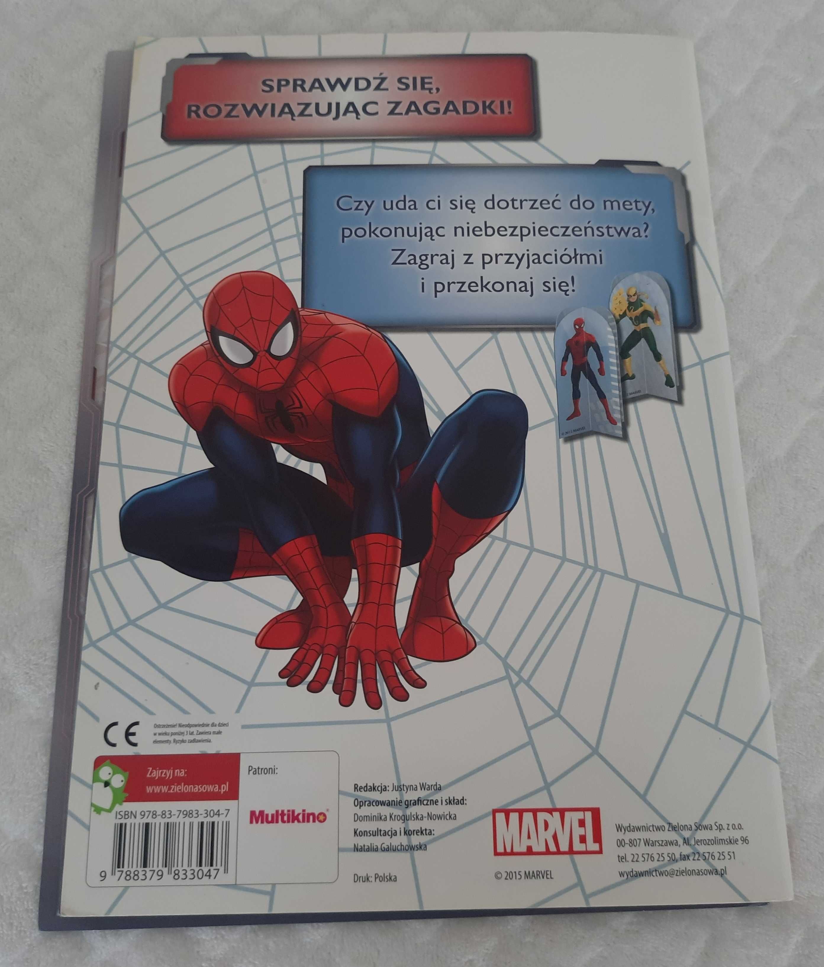Marvel Ultimate Spider-Man, gry, zabawy, Zielona Sowa 2015 (Książeczki