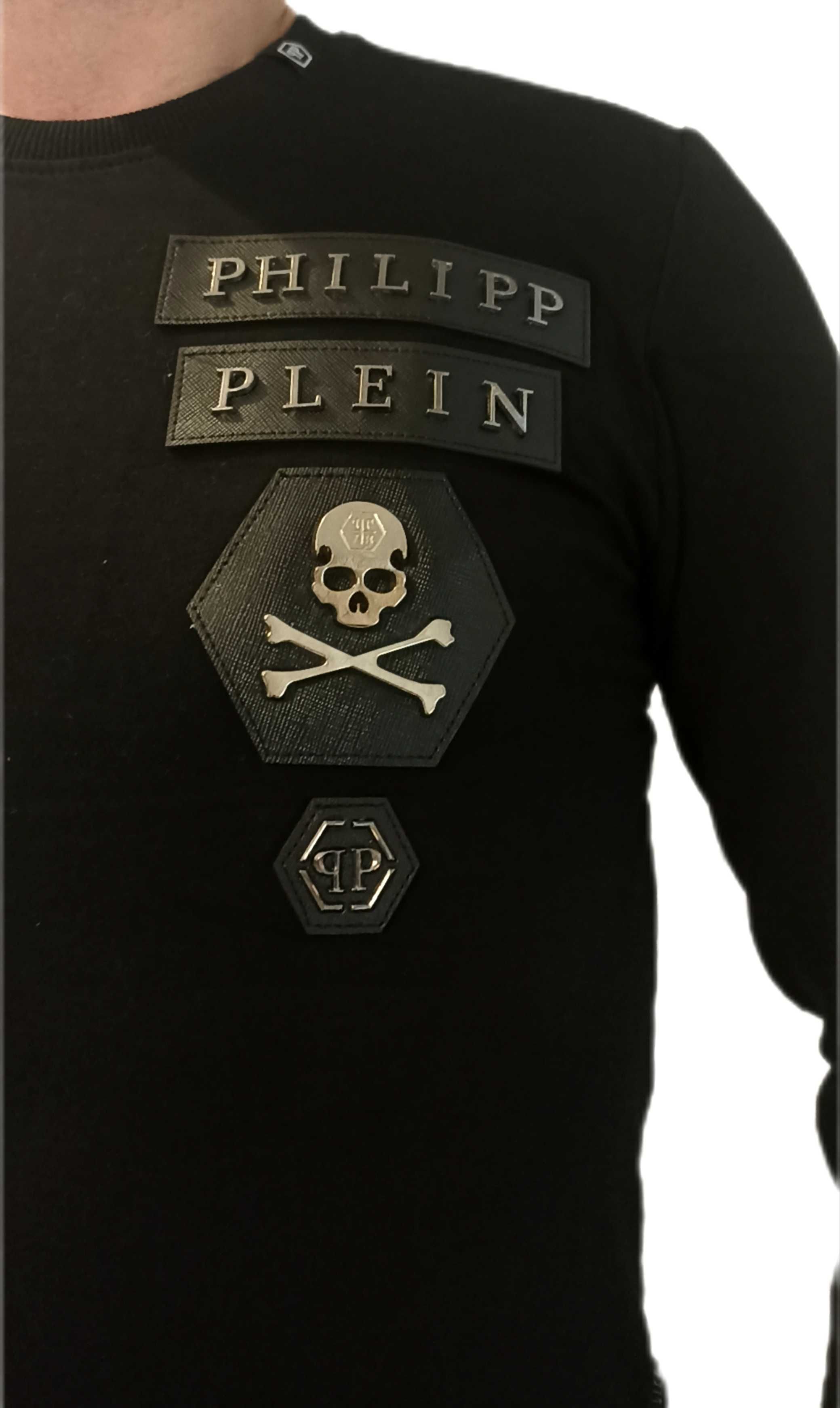 Philipp Plein Czarna Bluza r.S,M,L,XL,XXL