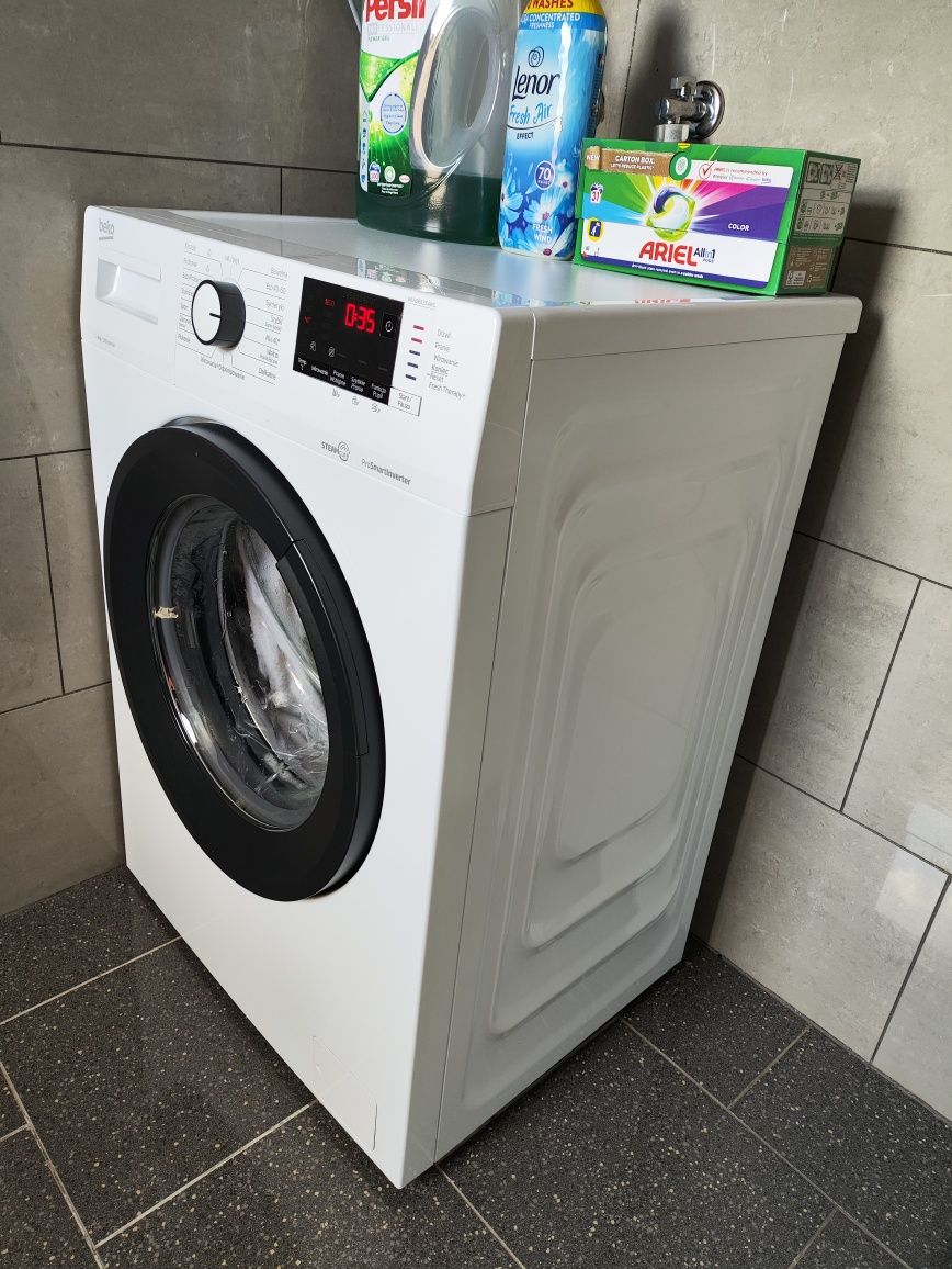 Beko Pralka WUV8612XAWS ProSmartInverter 8kg 1200obr SteamCure Biała