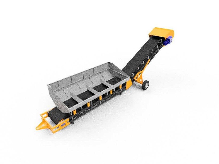 Разгрузчик вагонов, хоппер, шнековый погрузчик, перегрузчик, шнек